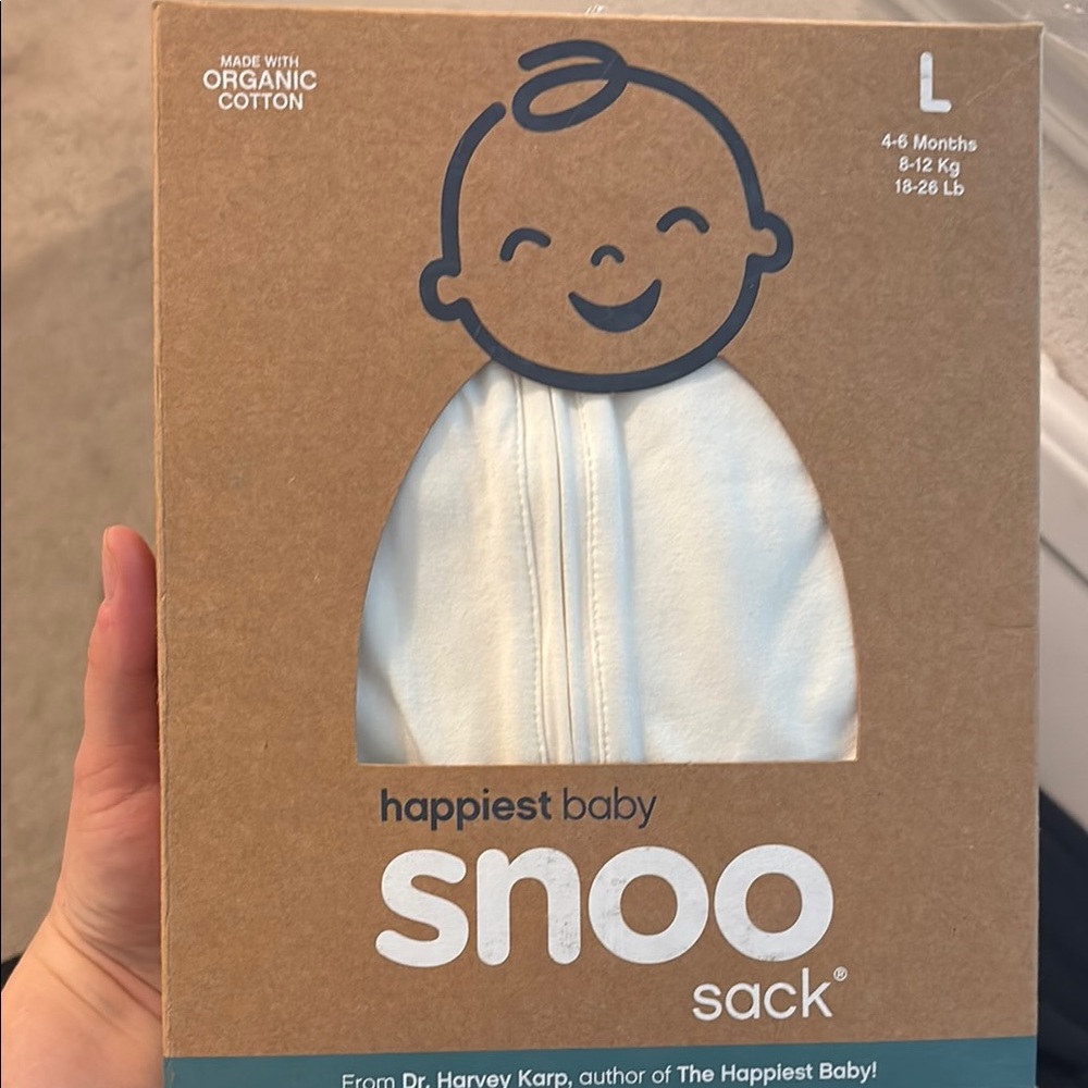 Happiest Baby Snoo Sack - White